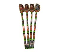 SDM 4 x Horse Pony Pencils With Erasers Party Bag Fillers