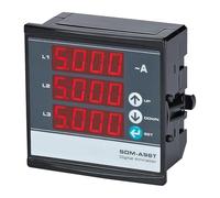 SDM-A96T 3P&4W Digital Three Phase Ammeter, Slim Compact, LED Panel Meter(3CT 100A)