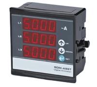 SDM-A96T 3P&4W Digital Three Phase Ammeter, Slim Compact, LED Panel Meter(3CT 400A)