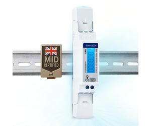 SDM120D Single-Phase 230V 0.25-5 45 Amp kWh DIN Rail Electric AC Meter Pulse Output 1000 imp/kWh Digital LCD MID Certified/calibrated