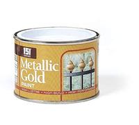 SDMAX 151 Coatings Metallic Gold Paint, Tough & Durable for Decorating Interior & Exterior, Non-drip Gloss Paints, Hard Drying, Easy To Apply, Versatile Use, 180ml