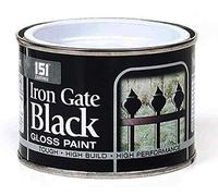 SDMAX 151 Coatings Paint Primer Metallic Gloss Matt 180ml, Non-drip Gloss Paints, Hard Drying, Hard Built, And High Performance (Iron Gate Black Gloss)