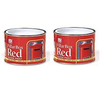 SDMAX 151 Pillar Box Red Paint High Gloss Home Interior Wood Metal 180ml Pack Of 2