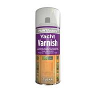 SDMAX 2 x Yacht Varnish Spray Paint with Gloss Finish Protects Exterior Woods with Special Resistance in Marine Environments Ideal for Boats, Yachts and Furniture (250 ML)