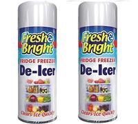 SDMAX 200ml De-Icer Spray, Quick Ice Remover Anti-Bacterial Fridge Freezer Anti-Bacterial Speed Up Defrost Cleaner, Fridge Cleaner, Freezer De-Icer Spray, 2X