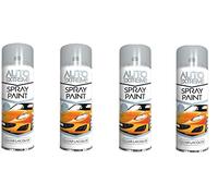 SDMAX 250 ml Clear Lacquer Spray Paint, Crystal Clear Finish, Enhances and protects Surfaces, Fast Drying & High Glossy Protective Coating, Scratch and Water resistant, Pack of 4