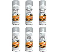 SDMAX 250 ml Clear Lacquer Spray Paint, Crystal Clear Finish, Enhances and protects Surfaces, Fast Drying and high Glossy Protective Coating, Scratch and Water resistant, 6X