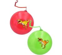 SDMAX 90gm Dinosaur Ball With Keyring, Touch Of Prehistoric Charm, Children’s Fun Accessories, Versatile Uses, Unique Gift Choice, Random Colours, (2PCS)