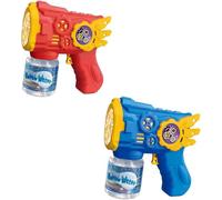 SDMAX Automatic Bubble Toy Blaster, LED Light, Battery Operated, Vibrant Colour, Multi-Hole Bubble Cannon Design, Long Lasting Fun, Promote Physical Activity, Random Colour