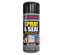 SDMAX Black Spray And Seal Leak Fix Stop, Sealant Instant Waterproof Gutter Roof Pipe, Superior Long-Lasting Seals, Seal Fix Waterproof Mastic Sealant Pack of 1-300ml