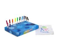 SDMAX Blow Markers Blue Animal Set Kit, Educational Marker Set, Enjoyable Artistic Experience, Organized, And Easily Accessible, Educational Creative set