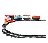 SDMAX Classic Train Play Set For Kids, 14 Pcs, High Speed Performance, Battery Operated, Realistic Sound, Flashing LED Light, Easy-To-Assemble, Promote Motor Skills