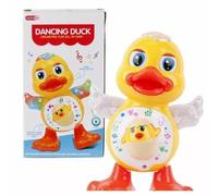 SDMAX Dancing Duck Toy For Kid, Flashing Light, Singing Musical Toy, Attractive Colour, LED Light, Lightweight, Easy To Carry, Delicate And Smooth Texture