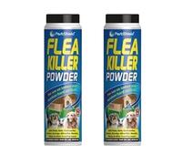 SDMAX Flea Killer Powder, Crawling Insect Killer, Fleas Protection Spray, Easy to Use, Ideal Spray for Pet Beds, Carpets and Furnishings, Indoor Outdoor Use, 200g (2 Pcs)