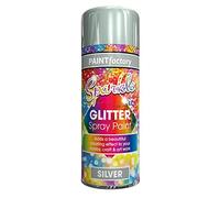 SDMAX Glitter Spray Paint Dazzling Effect To Your Hobby Craft And Art Work (Silver)