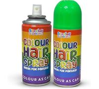 SDMAX Hair Colour Aerosol Spray, Vibrant Colour, Washable, Easy To Use, Portable And Lightweight, Party Essential, Ideal For Occasions, Birthday, Assorted Colour, 200ml (6PCS)