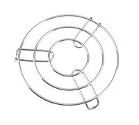 SDMAX Hot Pan Pot Stands - Stainless Steel Round Trivet Holder Kitchen New, Table Ring, Kitchen Heat Resistant Hot Pan Round Steamer Rack, Holder For Kitchen Accessories, (1x)