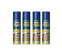 SDMAX Household Flea Spray, Aerosol for Carpets, Rugs, Pet Bedding & Soft Furnishings, Home Flea Treatment Spray for Kennels, Hutches & Upholstery, 200ml, 4 Pcs