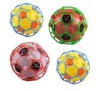 SDMAX Jumping Joggle Bopper Light Up Bouncing Vibrating Gleams, Fast Rotation, Gorgeous Light, Dynamic Music, Bouncy Ball for Training & Eye-catching Glowing Effect (4 Pcs)