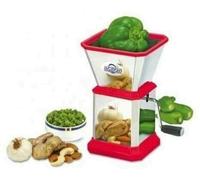 SDMAX Manual Handy Food Vegetable Chopper, Speedy Chopper with Multi Curved Stainless Steel Blades, Handheld Vegetable Chopper/Mincer/Mixer/Blender to Chop Fruits Onions/Herbs/Nuts/Garlics/Ginger