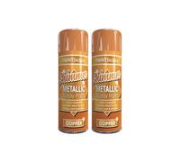 SDMAX Metallic Copper Spray Paint, Metallic Shimmer Finish, Quick Drying, Long Lasting, Non-Cracking, Easy To Use, Lightweight And Portable, Interior & Exterior Use, 200ml (2PCS)