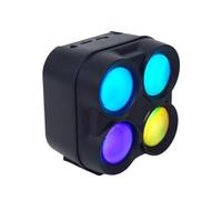 SDMAX Mini Bluetooth Speaker, Super Bass, Colourful LED Light, Woofer For Home, Durable Construction, Rechargeable Battery, 360-Degree Stereo Sound, Compact And Portable