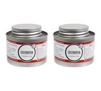 SDMAX Olympia Gel Buffet Chafing Dish Fuel Liquid Can with Wick, Resealable, Clean & Consistent Heat for Catering, Buffet Servers and Food Warmers (2 PCS)