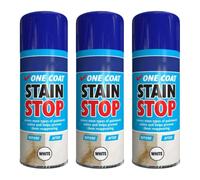 SDMAX One Coat Stain Stop White Aerosol Spray, Bright Finish, Easy-to-Apply, Versatile Decorating Solution, Suitable for Interior and Exterior Projects, 400ml (3PCS)