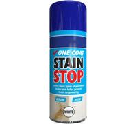 SDMAX One Coat Stain Stop White Aerosol Spray, Bright Finish, Easy-to-Apply, Versatile Decorating Solution, Suitable for Interior and Exterior Projects, 400ml (1PCS)