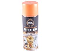 SDMAX Paint Factory Copper Metallic All-Purpose Paint, Rich Shimmering Finish for Home Décor, Furniture, Metal, Wood & Craft Projects, Long-Lasting Indoor & Outdoor Paint (1PCS)