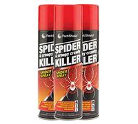 SDMAX Pestshield 3pcs Spider & Creepy Crawly Insect Killer - No More Spiders, Treatment For Control, Easy Application, 200ml Spray Can, Pest-Free Home