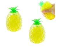 SDMAX Pineapple Squishy Toy, Soft And Stretchable Design, Vibrant Colour, Eye Catching Design, Stress Relief Toy, Sensory Stimulation Toy, Provide Hours Of Fun (2Pcs)