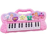 SDMAX Pink Multifunctional Electric Organ Piano Age 3+ With Light, Electronic Keyboard Piano Attractive Musical Toys For Babies And Kids, For Kids + (Pink)