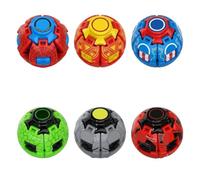 SDMAX Pressure Rotating Ball, 360° Transforming Fidget Spinner, Stress Relief & Sensory Play, Compact & Portable Design, Eye Catching Action Theme, Random Design (1pcs)