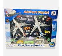 SDMAX Pretend Play Airport Set with New Century Airline First Grade Products Deal On Children's Gift, Quality Craftsmanship, Comprehensive Play, Durable And Sturdy