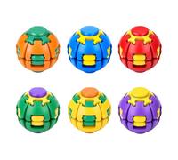 SDMAX Push Pop Fidget Ball Toy, 360° Rotating Sensory Toy, Eye-Catching Appearance, Stress Relief & Sensory Stimulation, Long Lasting Fun, Random Colour (4pcs)