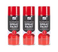 SDMAX Red Gloss Spray Paint, Fast Drying, Gloss Finish, Non-Cracking, Easy To Use, Long-Lasting, Lightweight And Portable, Multipurpose DIY Use, 400ml (3PCS)