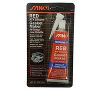 SDMAX Red RTV Silicone Instant Gasket Maker, Adhesive Sealant Tube, High-Temperature Formula, Ideal for Automotive, Metal, Exhaust Systems, Waterproof Seal, 85g