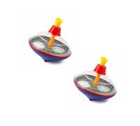 SDMAX Spinning Top For Kids, Eye-Catching Design, Vibrant Colour, Durable Construction, Compact And Portable, Promotes Motor Skills, (2PCS)