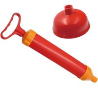 SDMAX Toilet Plunger with Manual Pump, Comfortable Grip, Powerful Suction, Long Lasting, Remove Stubborn Blockage, Suitable for Use in Sinks, Wash Basins, Bathrooms, Kitchen