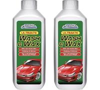 SDMAX Ultimate Car Wash & Wax, Streak-Free Shine, Long-Lasting Protection, Effortlessly Remove Dirt, Dust, Grime, Perfect For Cars, Motorcycles, SUVs, Trucks, 1L (2PCS)