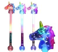 SDMAX Unicorn Wand Toy With LED Light, Radiant And Whimsical Design, Indoor And Outdoor Delight, Multicolour, Radiant Glow, Vibrant Colour, Lightweight, Best Gift For Kids (6PCS)