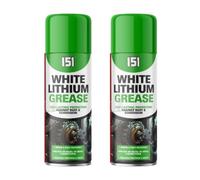 SDMAX White Lithium Grease Spray, Long Lasting Protection, Water And Heat Resistant, Thick & Non Drip Coating, Suitable For Automative, Industrial, Diy, Lubrication Task, 400ml (2 Pcs)