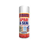 SDMAX White Mastic S-e-a-lant, Spray And Seal, Mastic For Guttering Roofs, Window, Pipes, Soil, Spray & S-e-a-l Leak Fix Stop Instant Waterproof, 300ml (1)