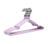 SDMAX Wire Hangers, Groove Design, Non-Slip Handle, Space-Saving, Durable Construction, Portable And Lightweight, Easy To Hang, Vibrant Purple Colour, 10pcs, 40cm