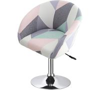 SDNAM Bar Counter Stool Chair Covers with Back and Arms Set of 4/2/1 Stretch, Pub Swivel Curved Kitchen Barstool Chair Cover Curved Back Bar Stool Slipcovers with Arms(H10,2PCS)
