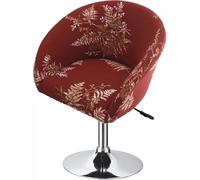 SDNAM Bar Counter Stool Chair Covers with Back and Arms Set of 4/2/1 Stretch, Pub Swivel Curved Kitchen Barstool Chair Cover Curved Back Bar Stool Slipcovers with Arms(H22,2PCS)