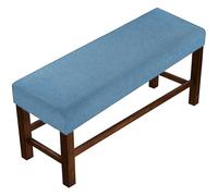 SDNAM Modern Stool Cover,Stretch Rectangle Foot Stool Cover, Dustproof Ottoman Cover, Removable Washable Dustproof Ottomans Stool Protector Cover (Color : #75, Size : 90-120cm)