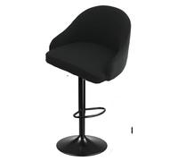 SDNAM Pub Bar Counter Stool Chair Covers with Back and Arms Set of 4/2/1 Stretch, Swivel Curved Kitchen Barstool Chair Cover Curved Back Bar Stool Slipcovers with Arms(H19,1PC)