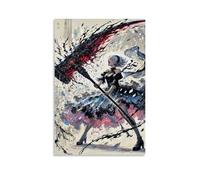sdnkbro Anime Two Dimensional Girl Giant Axe Poster Decorative Painting Canvas Wall Posters And Art Picture Print Modern Family Bedroom Decor Posters 12x18inch(30x45cm)